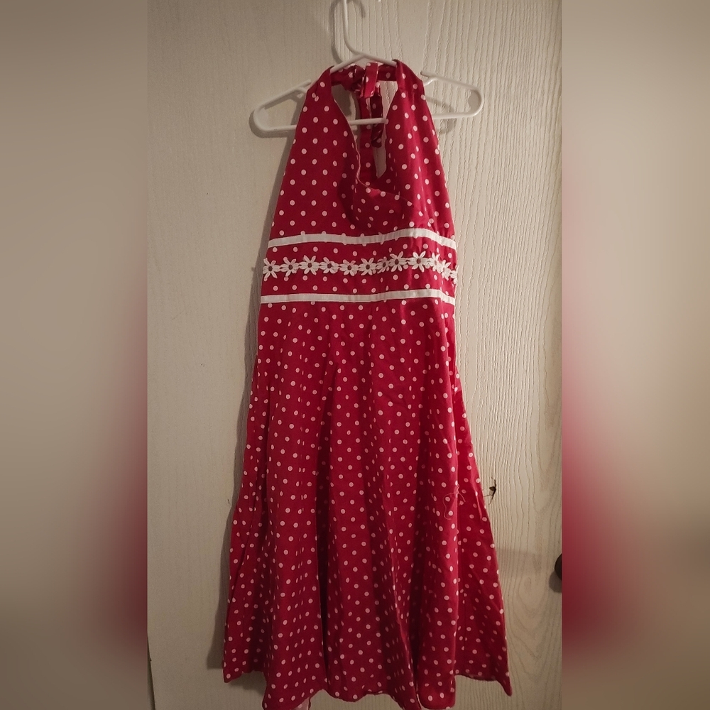 Rare Editions Red Polka Dot Dress